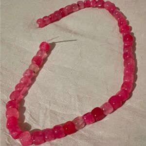 Elegant Pink Beaded Necklace